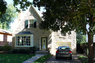  The Cassedy's home is typical of the impressive houses located on quiet streets found in the Edgebrook neighborhood. 