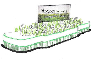  A rendering of the float that will be in the 2014 McDonald's Thanksgiving Day Parade from medical marijuana clinic Good Intentions in Wicker Park 