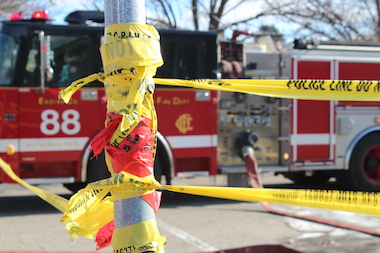  Police found the body after a fire was extinguished around 8:10 p.m., police said. 
