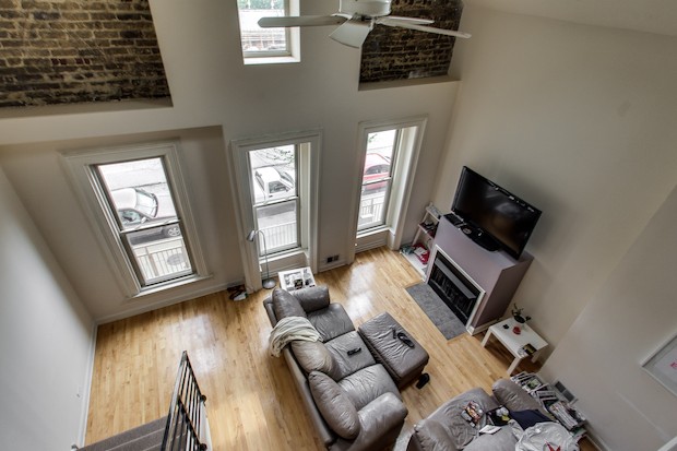   The three-flat building at 1942 N. Halsted St. has seven bedrooms and six bathrooms in total.&nbsp;  