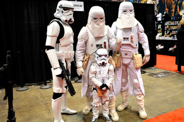  A stormtrooper family that attended last year's C2E2 festival. 