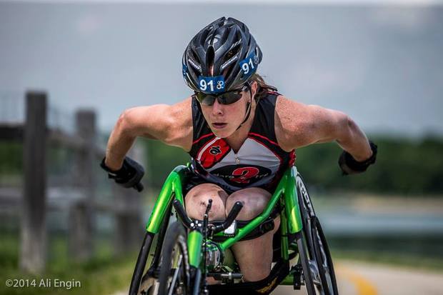  Diana Helt, a former member of the Team USA World Championship Paralympic Triathlon squad, now is a competitive rower for the Chicago Rowing Foundation. 
