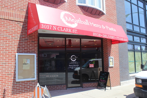  Meatball Hero and Pasta opened July 6 just south of Clark, Halsted and Barry and offers meatball stuffed sandwiches, pasta and salads. 