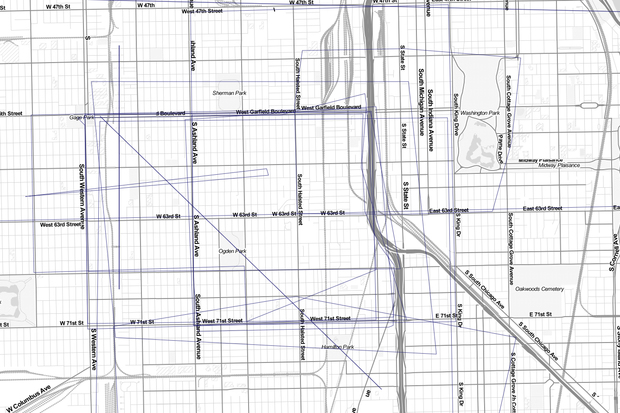  A map of what Englewood residents think their neighborhood boundaries are. 