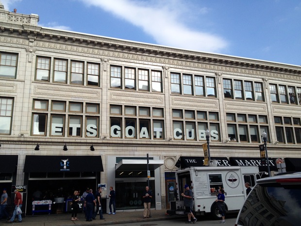  By Wednesday afternoon, Pirates fans had made another alteration to the sign outside PNC Park. 