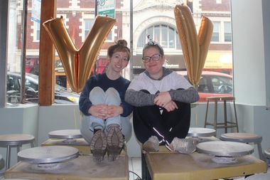  Stephanie Preston (l.) and Jean Cate reached their $15,000 Kickstarter goal for the shop in April 2015. 