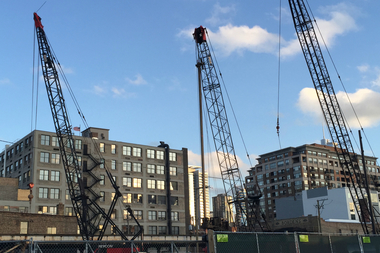  Construction is underway at 905 N. Orleans St. 