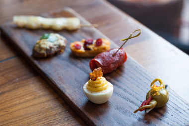  A pintxo platter at Cafe-Ba-Ba-Reeba!, which is celebrating its 30th anniversary in January. 
