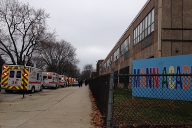  About 20 students and staff at Horace Mann Elementary in South Shore were taken to area hospitals after carbon monoxide was detected in the school early Thursday, according to the Chicago Fire Department. 