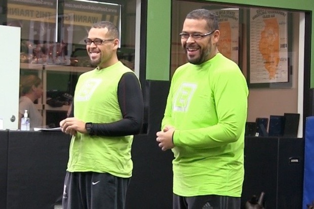  Luis and Roberto Hernadez worked out at Southside Knockout Training Center in Mount Greenwood between tapings of NBC's 