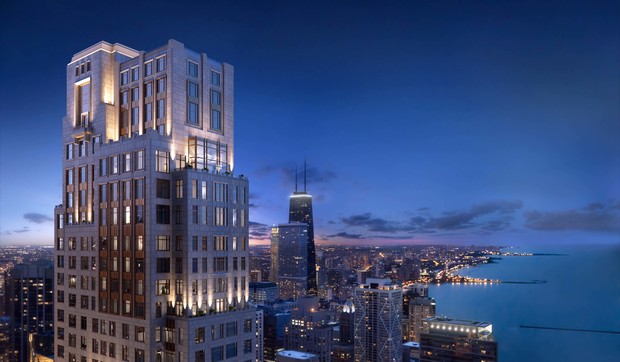  Renderings of a new 67-story luxury tower about to get built in Streeterville.  