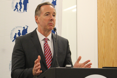  CPS CEO Forrest Claypool said all schools were being tested for lead in the water out of an 