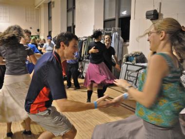 Contra dances are traditionally alcohol free events, which tend to draw young people to them, according to David Chandler, the president of Country Dance New York. 