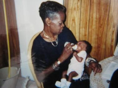 Elaine Spencer, shown here with her granddaughter Leah Perry, was killed in a fire late Weds., Feb. 1, 2012, in her lifelong South Jamaica home.