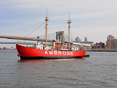 The Ambrose sailed back to the South Street Seaport March 5, 2012. 