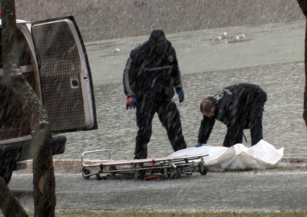  The body of a 63-year-old woman was found in Kissena Park, inside the lake, on Dec. 29, 2012. 
