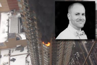  Daniel McClung died in a three-alarm fire at a West 43rd Street residential tower, officials said. 
