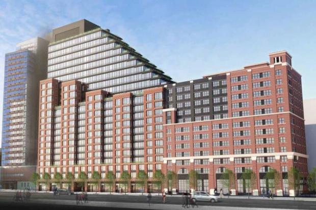   The new buildings will bring 210 affordable apartments to the area, along with 324 market-rate units.  
