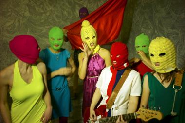 Work by the Russian artist and activist group Pussy Riot, who spent 21 months in prison for their protests of the Russian government, will go on display at the Brooklyn Museum this spring. 