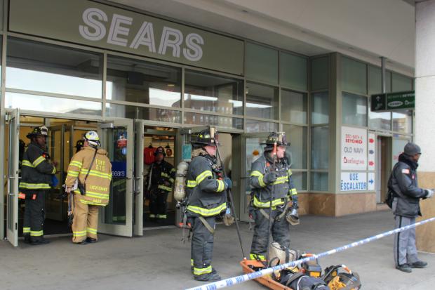  A man was taken into custody by police after a series of fires broke out in two Queens malls Monday. 
