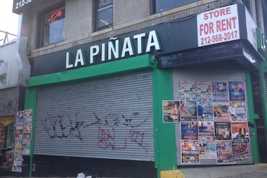  La Piñata Mexican Grill closed on July 29 for renovations. A "For Rent" sign appeared two weeks later. 