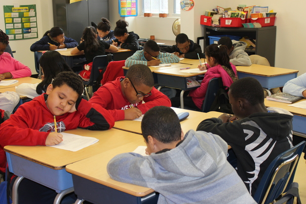  The Bronx Academy of Promise offers school for students over spring break to help them prepare for the state tests. 