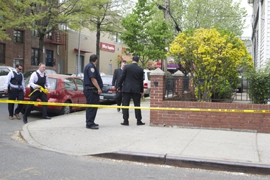 A man was shot on Roosevelt Avenue near Whitney Street, police said.