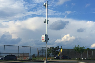  A DOT speed camera in Rockaway Beach 