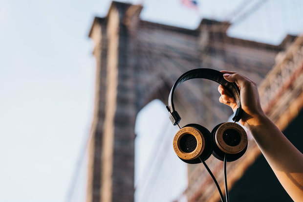  Grado Labs launched its limited edition GH1 headphones made from a tree in Sunset Park. 