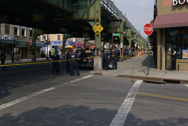  The May 5 shooting shut down the neighborhood as police canvassed the area for suspects.  