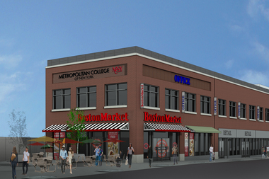  A dialysis center and a health care center will join tenants including Boston Market and the Metropolitan College of New York at the Triangle Plaza Hub when it opens this fall. 