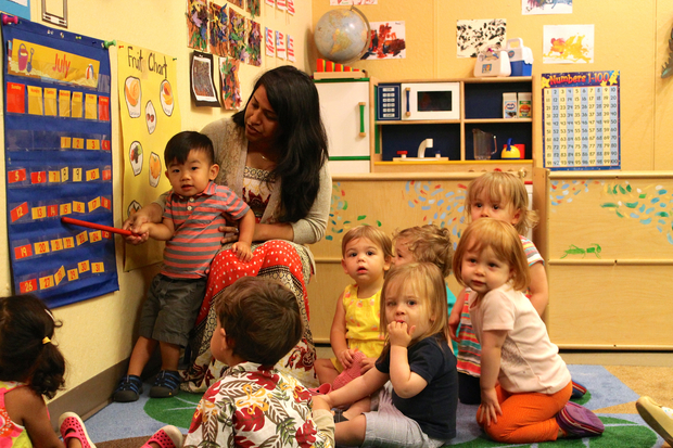  The preschool on West 96th Street has expanded by dividing rooms and now can serve 144 children. 