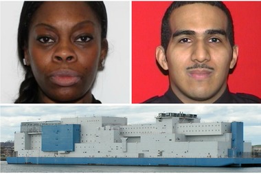  Clockwise, from left: Nakia Gales, Herman Jiminian, the Rikers Island 