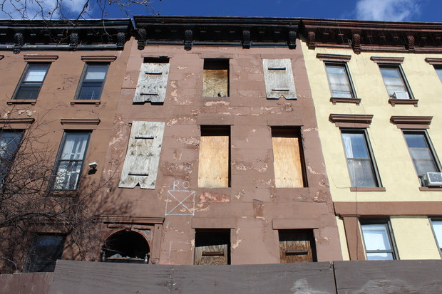  The boarded-up house at 497 Third St. has been an eyesore for decades. Now plans are in the works to renovate it, according to permits filed with the Department of Buildings. 