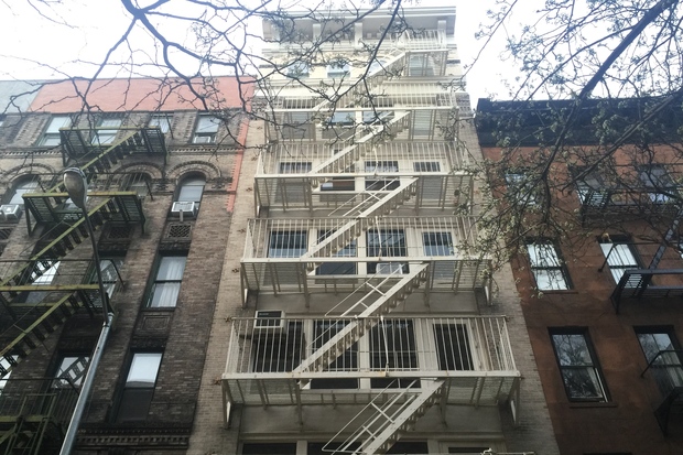  Apartment buildings on Christopher Street in the West Village. 