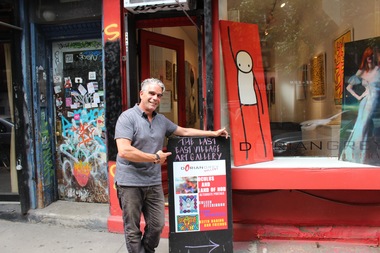  Christopher Pusey will hand over the keys to the Dorian Grey Gallery space next week. 