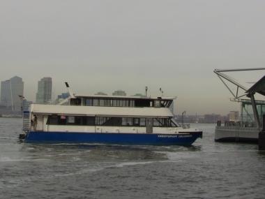 The Christopher Columbus is one of the vessels causing noise disturbances for Battery Park City residents. (Photo/ Josh Williams)
