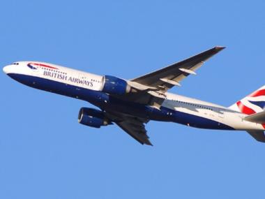 A British Airlines plane.