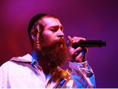 Hasidic Rapper Matisyahu performs.