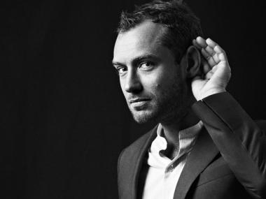 Jude Law, an ambassador for Hear the World, will have his photo in a Macy's window display.