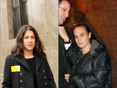 Mandy (l.) and Samantha (r.), daughters of Linda Stein, ex-Ramones manager who was murdered in her Fifth Avenue apartment in 2007. (Shayna Jacobs/DNAinfo)