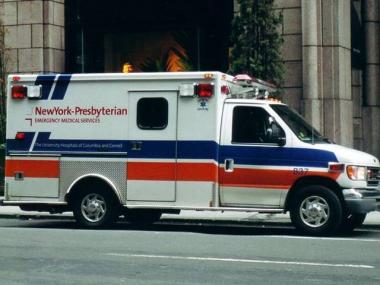 NewYork-Presbyterian ambulance.