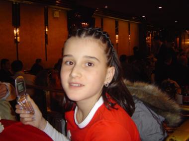 Ilda Ujkaj celebrates New Year's Eve in 2006 months after she survived a near-fatal drunk driving accident.