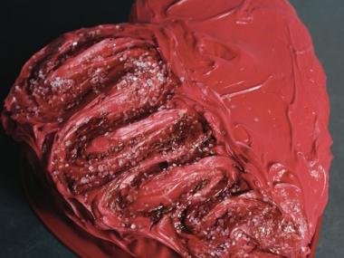 Gianca's cake, one of the emotionally-loaded baked goods in photographer Dustin Wayne Harris' exhibit Cake Mixx.