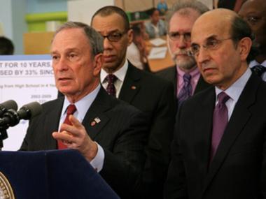 Mayor Bloomberg and Schools Chancellor Klein. March 09, 2010