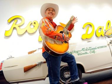 Roy Rogers' guitars were up for sale.
