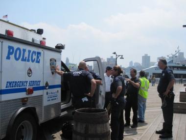 Police officers discussed the rescue shortly after it happened Thursday morning.