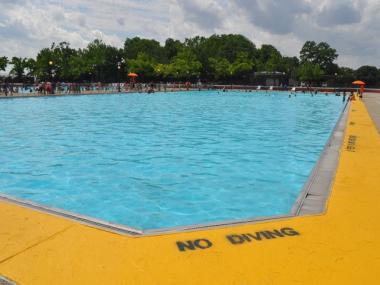 Highbridge Pool opened on July 14, 1936.