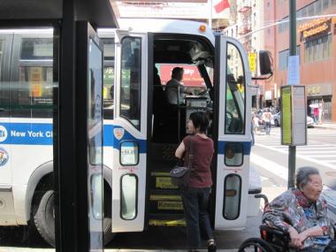 The MTA rehired around 100 bus drivers who were laid off in June.