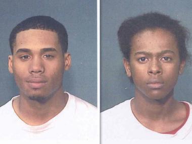 Police are looking for Shawn Martinez, left, and Kelvin Dalrymple.
